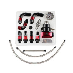 Universal Automotive Modified Fuel Supercharger Turbine Fuel Valve Pressure Regulator Oil Cooling Joint Set