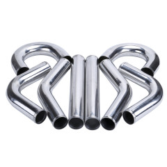 Automotive Universal DIY Modified Aluminum Pipe, Intercooler Supercharger Turbo Pipe Inlet 2"/2.25"/2.5"/2.75"/3"
