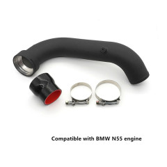 Compatible with BMW N55 Engine Turbocharged Intake Aluminum Tube 50MM Modified SQV Pressure Relief Valve E90