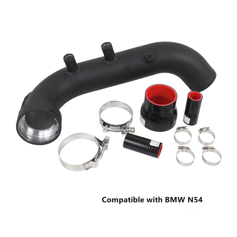 Compatible with BMW N54 Engine Turbocharged Intake Aluminum Tube 50MM Modified SQV Pressure Relief Valve E88