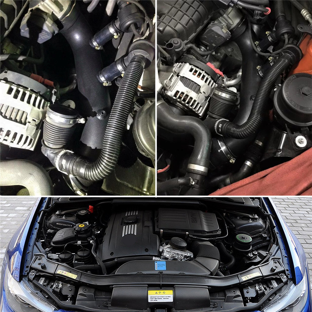Compatible with BMW N55 Engine Turbocharged Intake Aluminum Tube 50MM Modified SQV Pressure Relief Valve E90