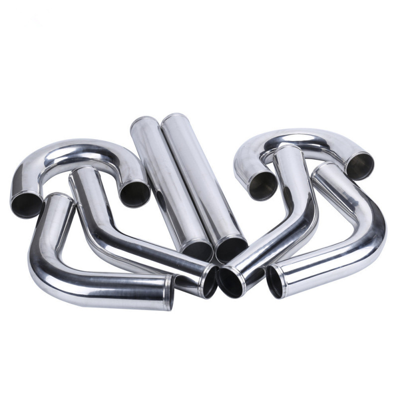 Automotive Universal DIY Modified Aluminum Pipe, Intercooler Supercharger Turbo Pipe Inlet 2"/2.25"/2.5"/2.75"/3"