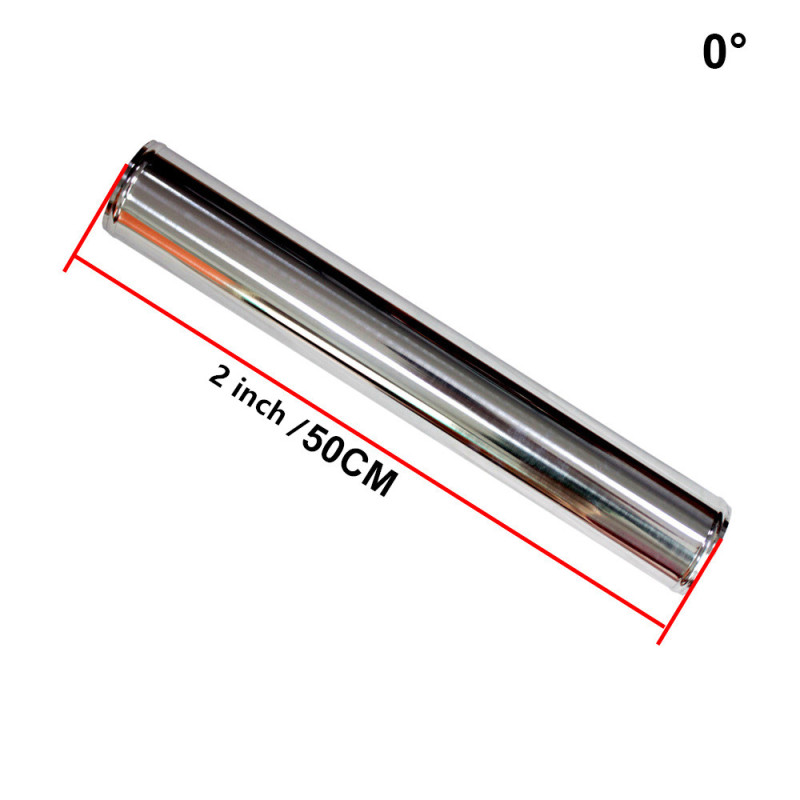Automotive Universal DIY Modified Aluminum Pipe, Intercooler Supercharger Turbo Pipe Inlet 2"/2.25"/2.5"/2.75"/3"