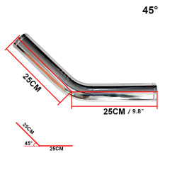 Automotive Universal DIY Modified Aluminum Pipe, Intercooler Supercharger Turbo Pipe Inlet 2"/2.25"/2.5"/2.75"/3"