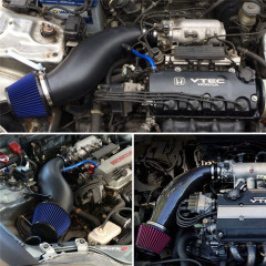 Automotive Modified Intake Kit for Honda Civic EK EG1992-2000 Include Mushroom Air Filter