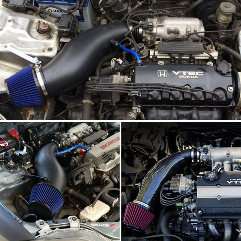 Automotive Modified Intake Kit for Honda Civic EK EG1992-2000 Include Mushroom Air Filter