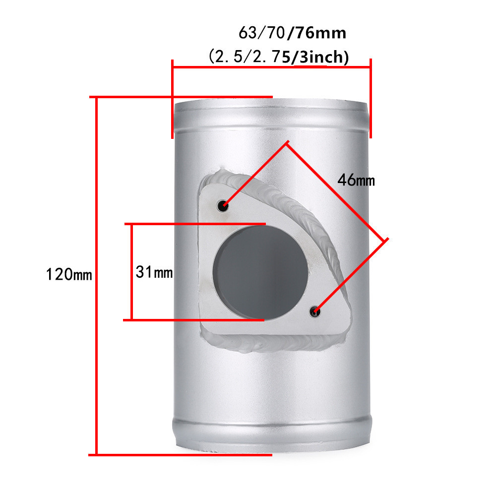 Automotive Engine Intake Sensor Flange Air Flowmeter Base Large Flow Intake Modification for Mazda Atlas Onque