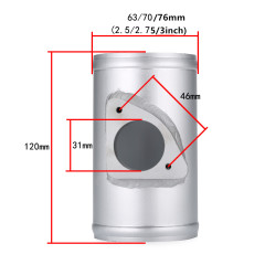 Automotive Engine Intake Sensor Flange Air Flowmeter Base Large Flow Intake Modification for Mazda Atlas Onque