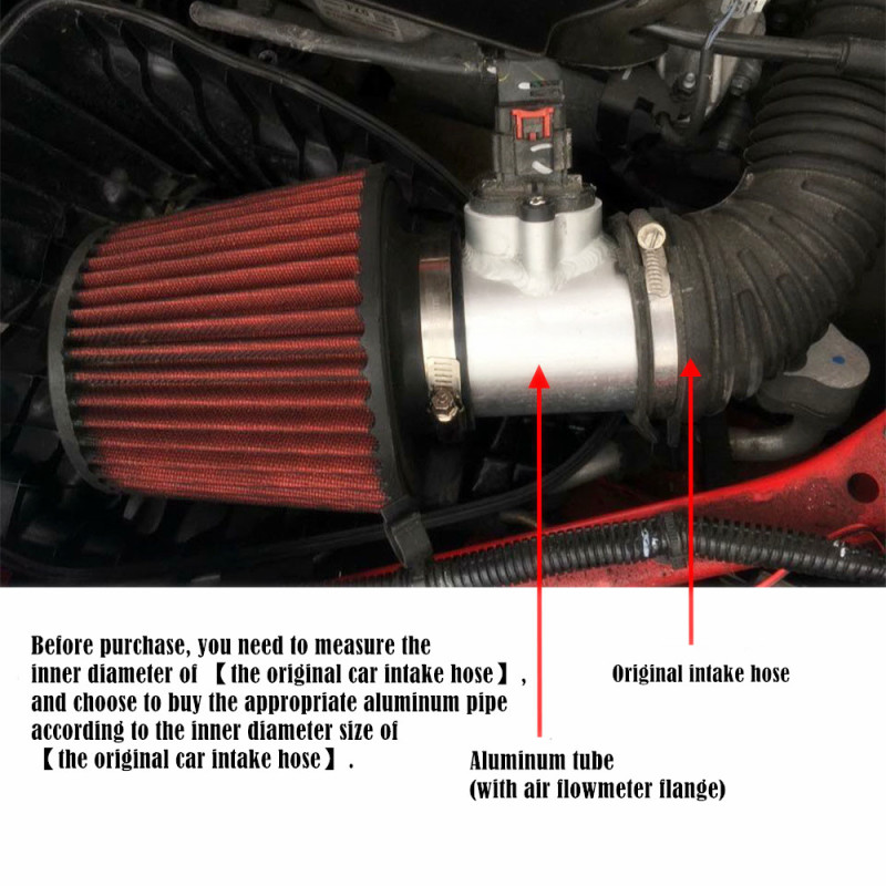 Automotive Engine Intake Sensor Flange Air Flowmeter Base Large Flow Intake Modification for Chevrolet Cruze, for Buick Excellegt