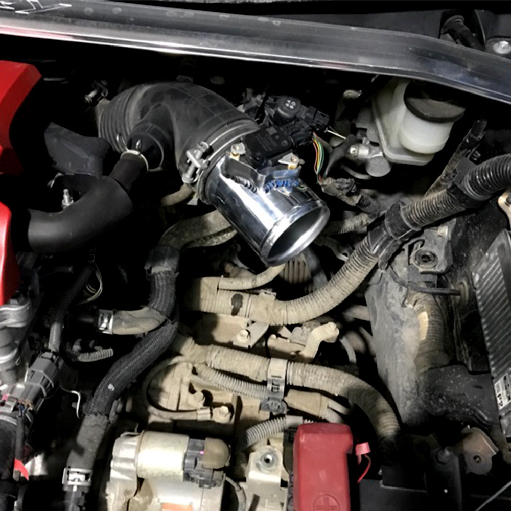 Automotive Engine Intake Sensor Flange Air Flowmeter Base Large Flow Intake Modification for Honda, Toyota, Subaru, Mazda
