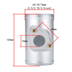 Automotive Engine Intake Sensor Flange Air Flowmeter Base Large Flow Intake Modification for Honda, Toyota, Subaru, Mazda