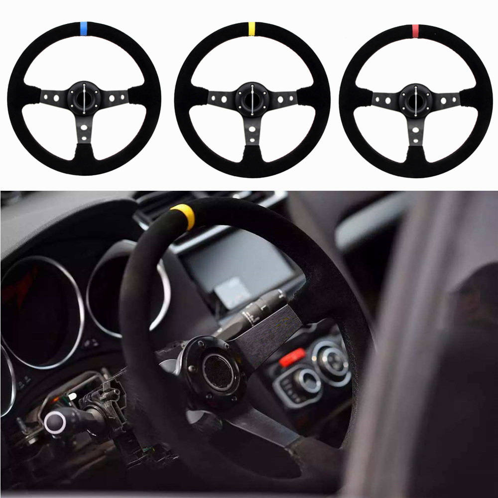 AotoKoop Drift Steering Wheel, Universal Modified Steering Wheel