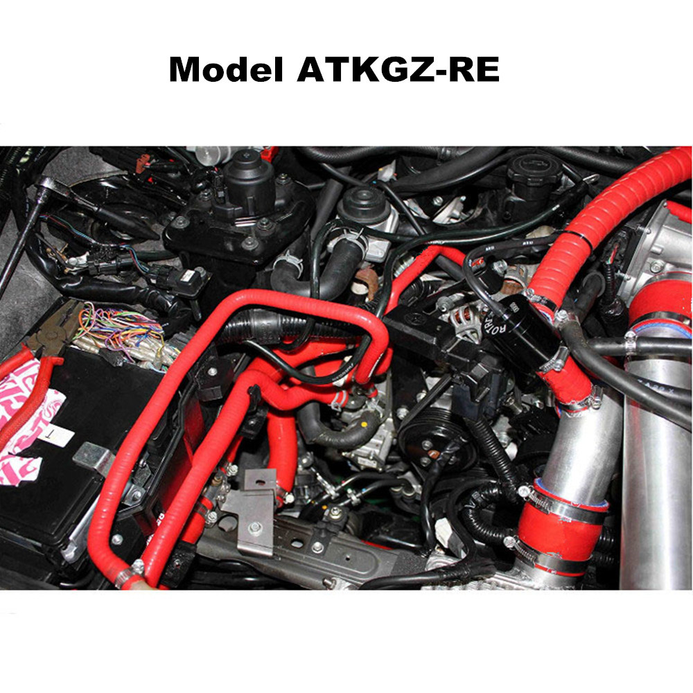 AotoKoop Silicone Radiator Coolant Hose Kit for 2003-2012 Mazda Rx8 Se3p 13b Msp