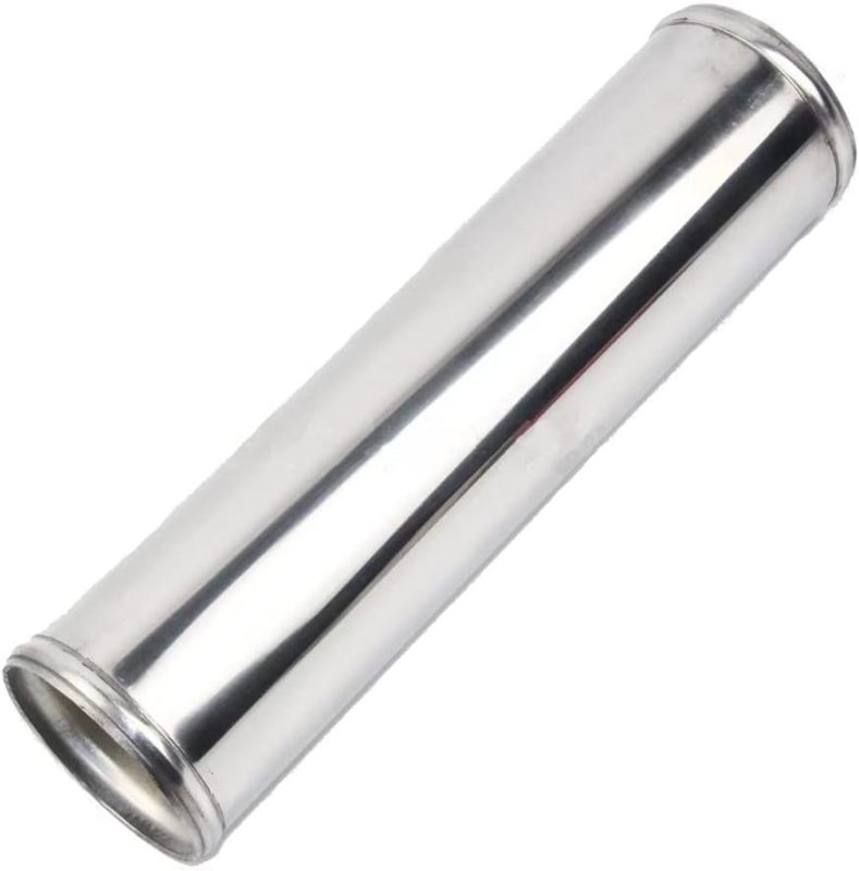 OD 2.75" (70mm) Aluminum Straight Intercooler Pipe Air Intake Tube Length 300mm, Polished Finish