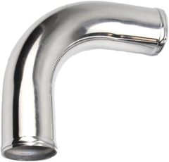 OD 2.75" (70mm) 90 Degree Aluminum Elbow Intercooler Pipe Air Intake Tube, Polished Brushed Finish