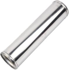 OD 3" (76mm) Straight Aluminum Intercooler Pipe Air Intake Tube Polished Finished, Length 11.81" (300mm)