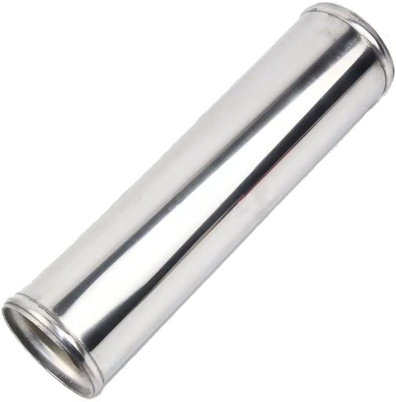 OD 2" (51mm) Aluminum Pipe, Aluminum Alloy Intercooler Pipe Polished Finish, Length 11.81" (300mm)