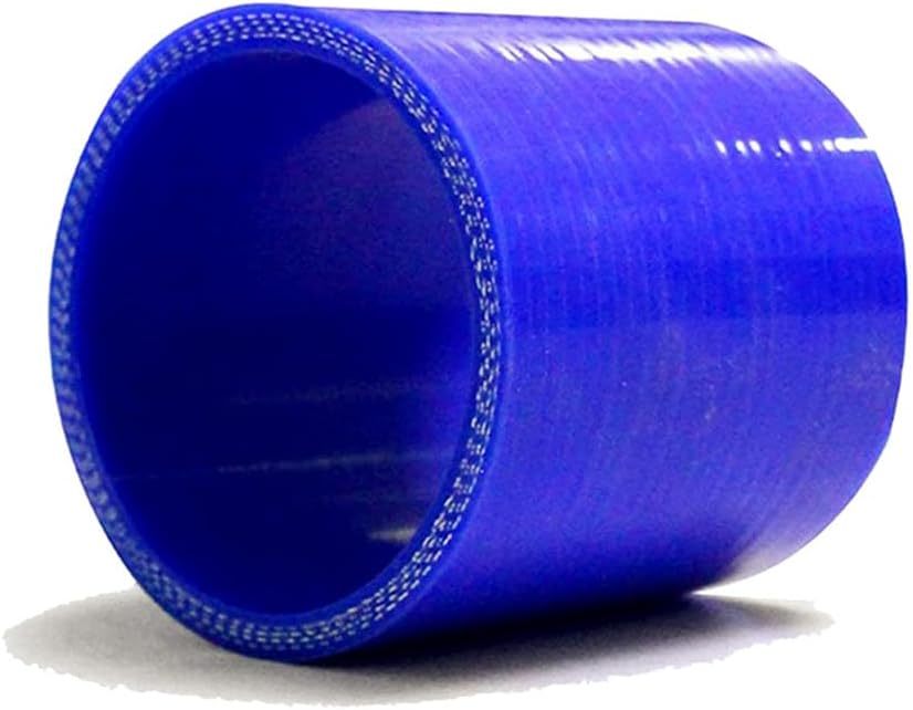 Universal High Performance 3-Ply Straigh Coupler Silicone Hose ID 3" (76mm), Blue (No Logo)