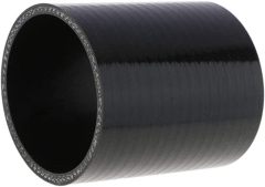 Universal 4-Ply High Performance Straight Coupler Silicone Hose ID 3" (76mm), Black (No Logo)