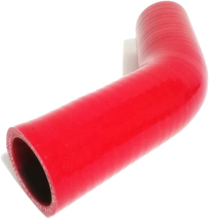 ID 1.5" (38mm) 45 Degree Silicone Elbow, 4-Ply High Temperature Silicone Hose for Turbo Intake Radiator Coolant Intercooler Hose, Leg Length 4" (102mm)-Red