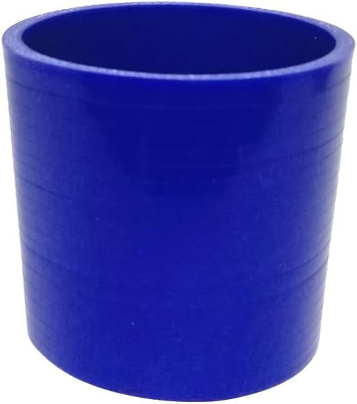 Universal High Performance 3-Ply Straigh Coupler Silicone Hose ID 3" (76mm), Blue (No Logo)