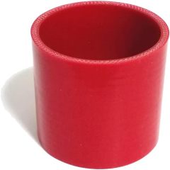 Universal 4-Ply High Performance Straight Coupler Silicone Hose ID 4.5" (114mm), Red (No Logo)