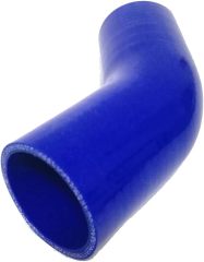 45 Degree Silicone Elbow ID 1.5" (38mm), Leg Length 4" (102mm), 4-Ply Reinforced Wall 0.2" (5mm) for Turbo Intake Radiator Coolant Intercooler Hose-Blue