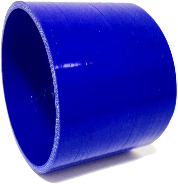 Universal 4-Ply High Performance Straight Coupler Silicone Hose ID 4.5" (114mm), Blue (No Logo)