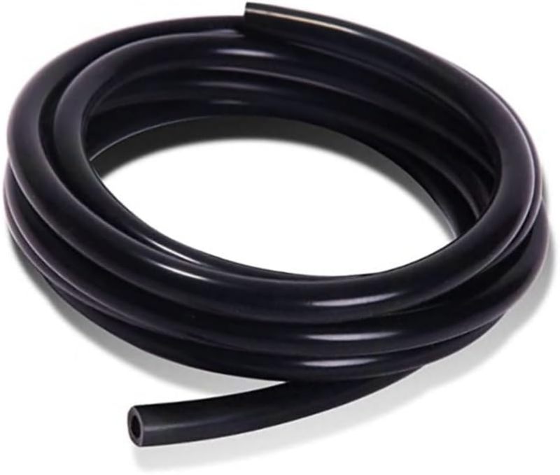 3/8" Silicone Vacuum Hose Tubing Line 10FT (3 Meter) 130 PSI Maximum Pressure Black (10mm ID)
