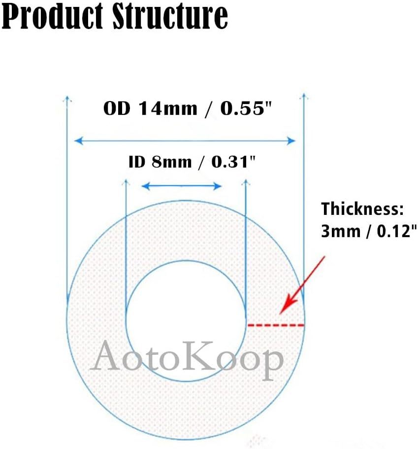 3/8" Silicone Vacuum Hose Tubing Line 10FT (3 Meter) 130 PSI Maximum Pressure Black (10mm ID)