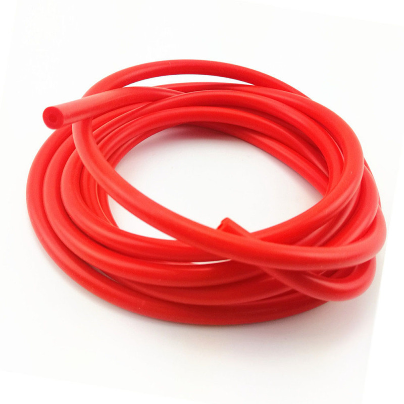 Cusom Automotive Silicone Vacuum Tubing Hose Line 1/8, Length 3.28FT 1 Meter Red (3mm ID)