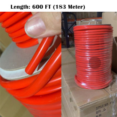 AotoKoop High Temperature Red ID 4mm (5/32) Silicone Vacuum Tubing Hose Line,1 Meter per reel (3.28 Feet), 130 psi Maxium Pressure