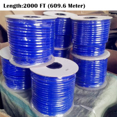 AotoKoop High Temperature Blue ID 4mm (5/32) Silicone Vacuum Tubing Hose Line,1 Meter per reel (3.28 Feet), 130 psi Maxium Pressure