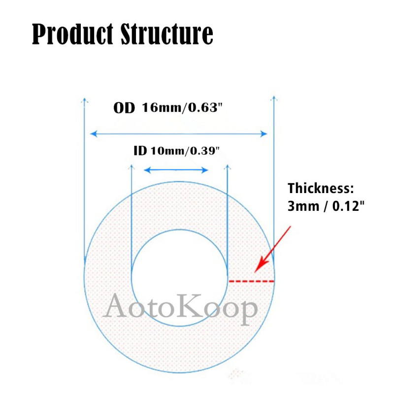 1/4" Silicone Vacuum Tubing Hose Line 10FT (3 Meter) 130 PSI Maximum Pressure Blue (6mm ID x 11 mm OD)
