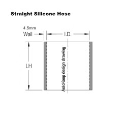 Straight Silicone Coupler Hose for Automotive Engine Turbo Radiator Intercooler Intake Hose