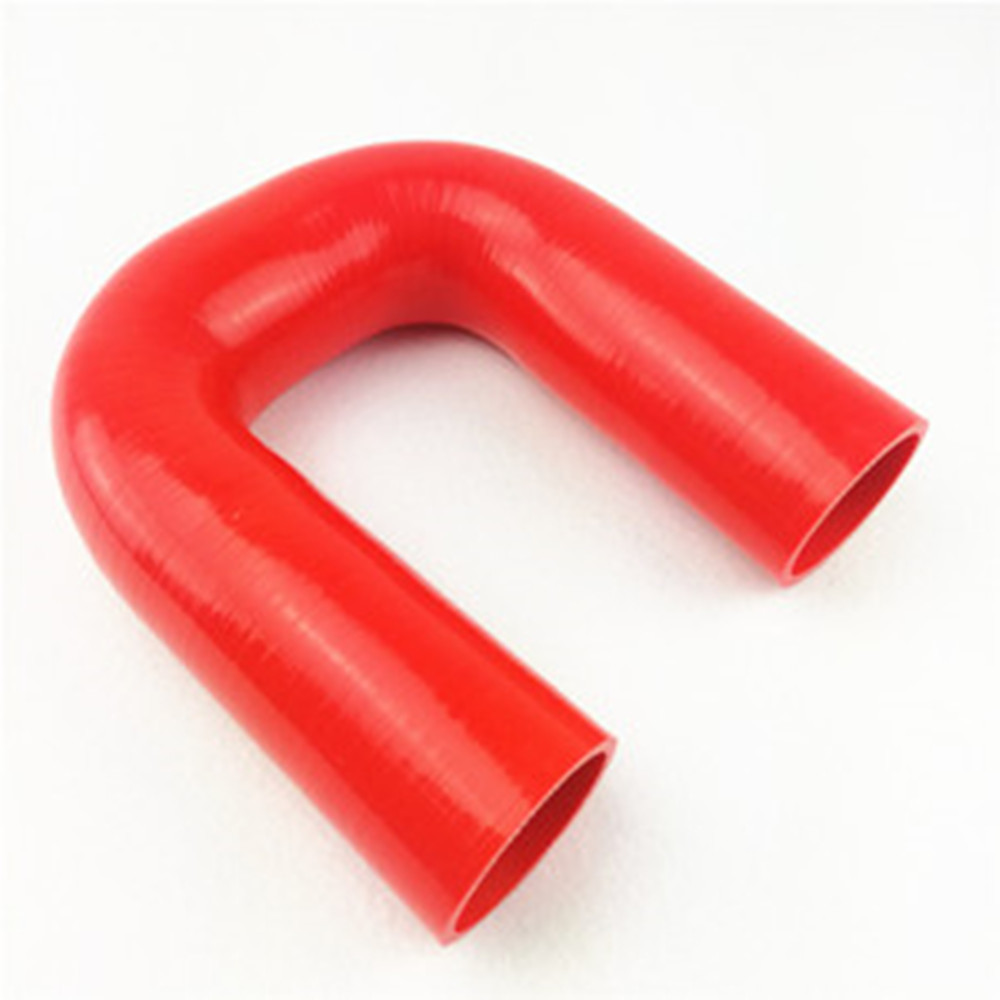 180 Degree Elbow U Bend Silicone Coupler Hose 4-Ply Reinforced for Engine Turbo Radiator Intercooler Intake Hose