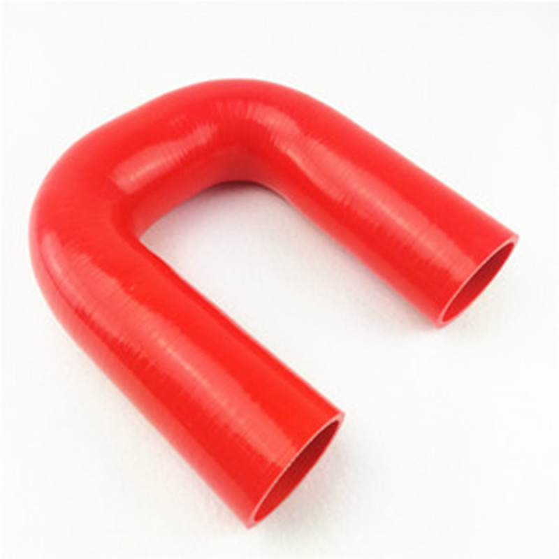 180 Degree Elbow U Bend Silicone Coupler Hose 4-Ply Reinforced for Engine Turbo Radiator Intercooler Intake Hose