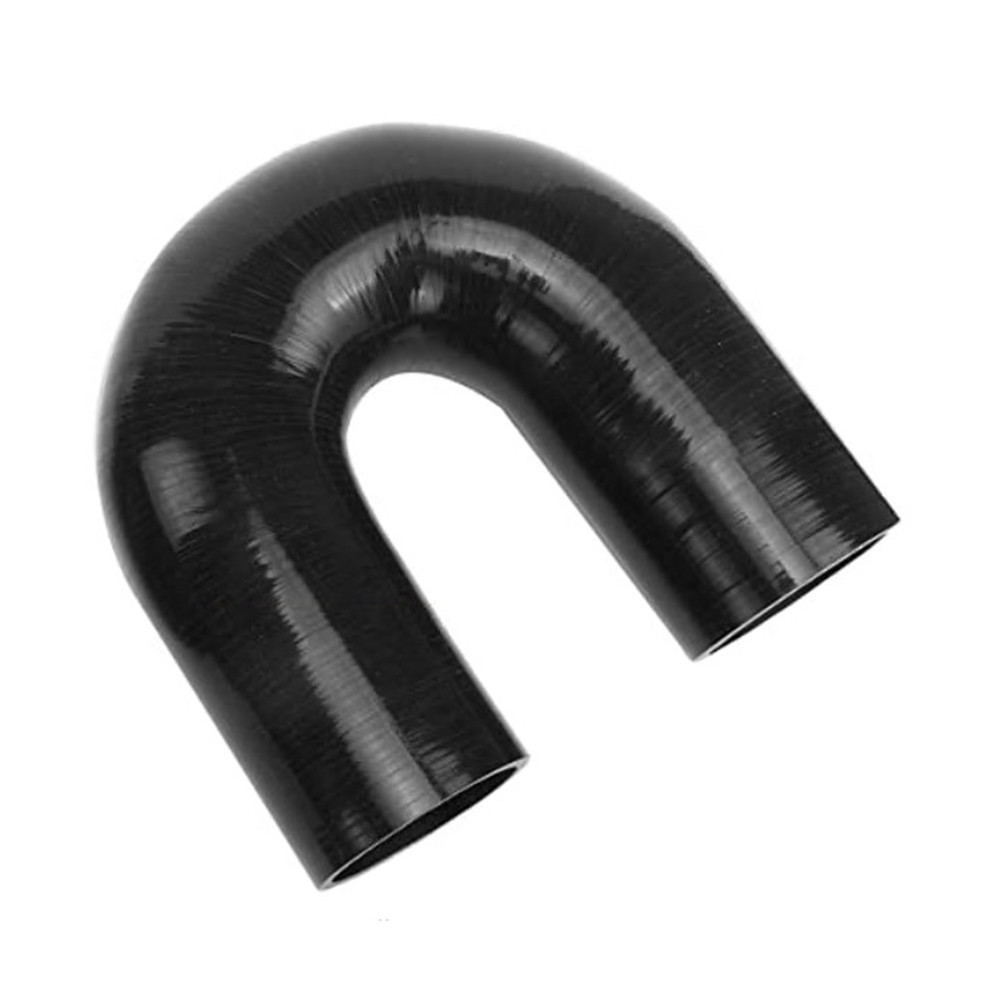 180 Degree Elbow U Bend Silicone Coupler Hose 4-Ply Reinforced for Engine Turbo Radiator Intercooler Intake Hose