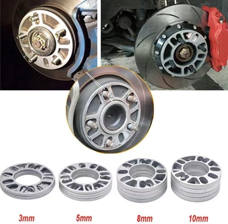 10mm Wheel Spacers, for PCD 4x100 4x108 4x100 5x100 5x108 5x110 5x112 5x114.3 5x115 5x120 5x4.5 5x4.75 4 Lug and 5 Lug Wheels Rims Vehicle, Thickness 3/8 inch Wheel Spacer Universal
