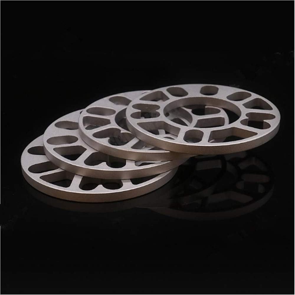 10mm Wheel Spacers, for PCD 4x100 4x108 4x100 5x100 5x108 5x110 5x112 5x114.3 5x115 5x120 5x4.5 5x4.75 4 Lug and 5 Lug Wheels Rims Vehicle, Thickness 3/8 inch Wheel Spacer Universal