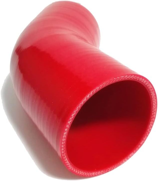 AotoKoop 45 Degree Silicone Elbow High Performance Silicone Coupler Hose for Engine Turbo Radiator Intercooler Hose ID 3.5in (89mm)