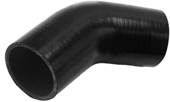 AotoKoop 45 Degree Silicone Elbow High Performance Silicone Coupler Hose for Engine Turbo Radiator Intercooler Hose ID 2.5in (63mm)