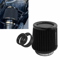 AotoKoop 4 Inch Inlet Cold Air Intake Filter, fit 3.5 Clamp on and 3" Cone Air Filter, Shorty Air Filter for Car