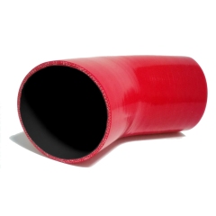 AotoKoop Red 45 Degree Silicone Elbow 114mm ID High Performance Silicone Coupler Hose with T-Bolt Clamps for Turbo Systems