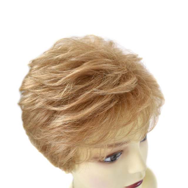 LyricalHair Synthetic Short Wigs For Women, Machine Made Premium Quality Pixie Cut Wig With Bangs,Natural Heat Friendly Wigs For Women