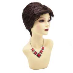 Black Short Classic Full Wigs Layered for Women Natural Looking Heat Resistant Replacement Wig For Women Breathable and Comfortable. Women's Hair