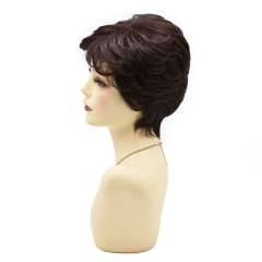 Black Short Classic Full Wigs Layered for Women Natural Looking Heat Resistant Replacement Wig For Women Breathable and Comfortable. Women's Hair