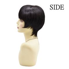 LyricalHair Ladies Short Synthetic Wigs ABBY Heat Resistant Mono Top Full Cap Fiber Wig Multi-Layered Breathable Natural Looking Wigs