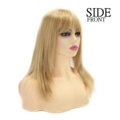 LyricalHair Fashionable Long Mono Top Wig Handtied Top Quality Synthetic Women Brown Blonde Full Cap Wig For Women