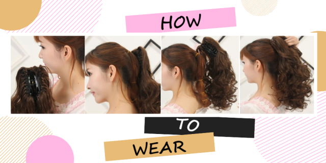 Long Wavy Chic Claw Jaw Clip Ponytail Flirty-Layered Texture Pony 22" Hair Extension SE224